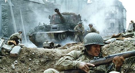 saving private ryan tank scene.